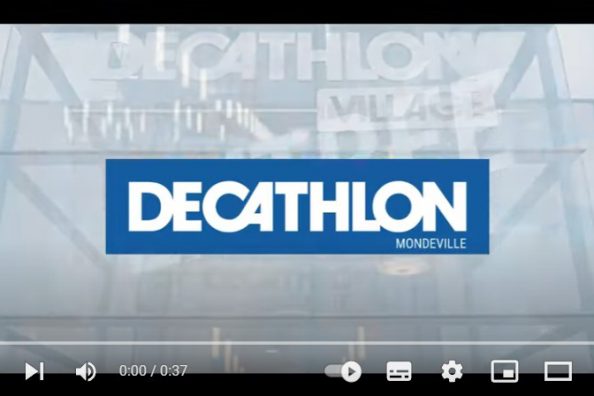 Vidéo déménagement Décathlon Caen