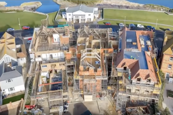 Video timelapse de vos chantiers par drone et IA