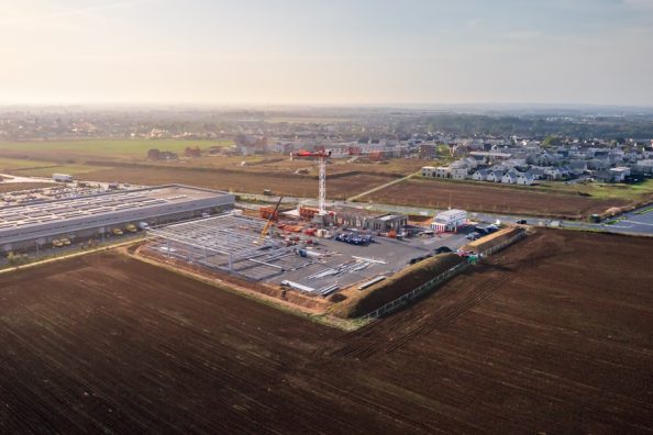 Photos vidéo suivi de chantier Collombelles (Caen)