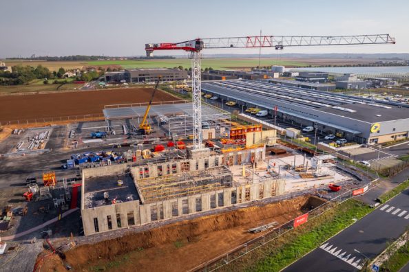 Timelapse suivi de chantier EIFFAGE Collombelles (Caen)